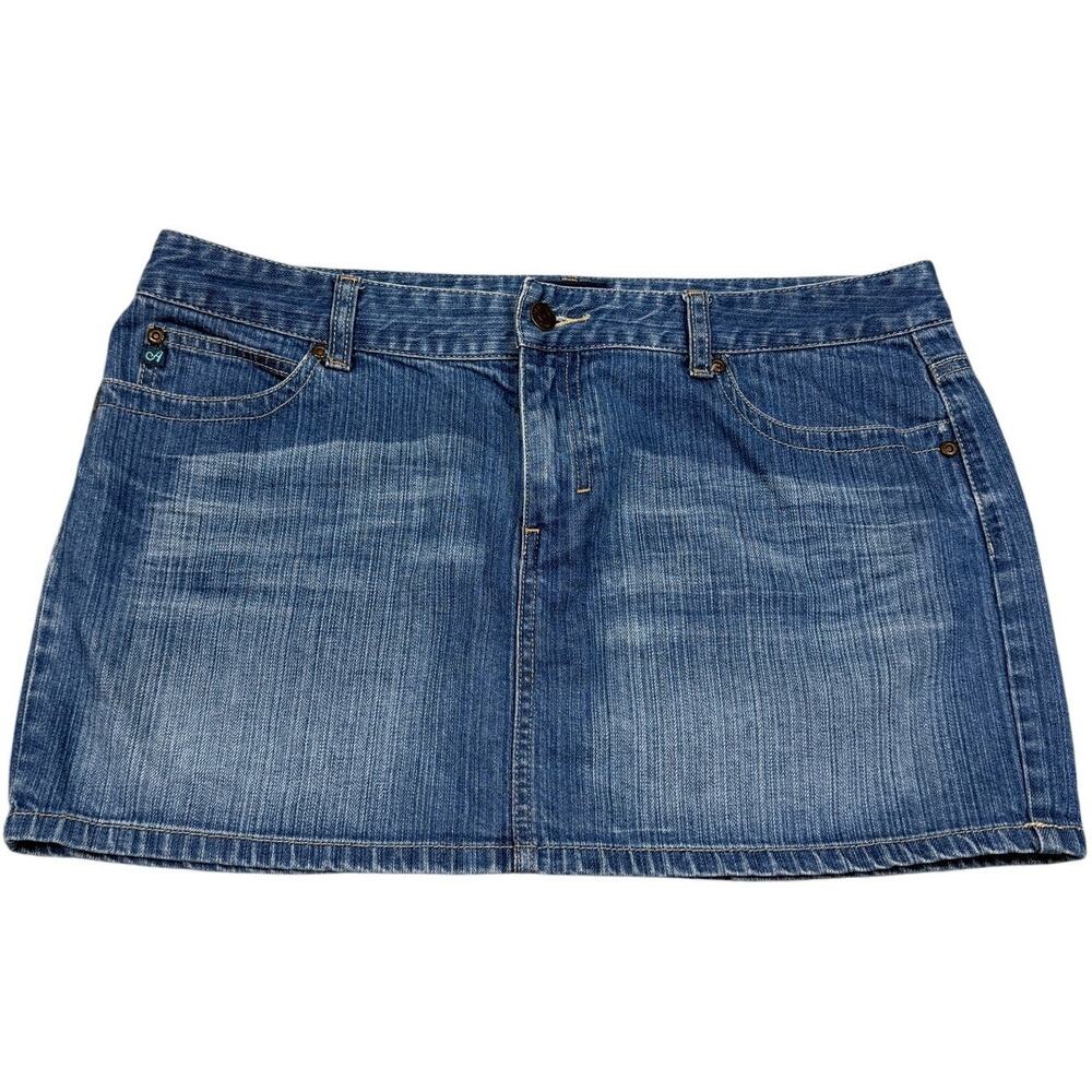 Y2K Aeropostale Womens Size 11/12 Denim Mini Skirt